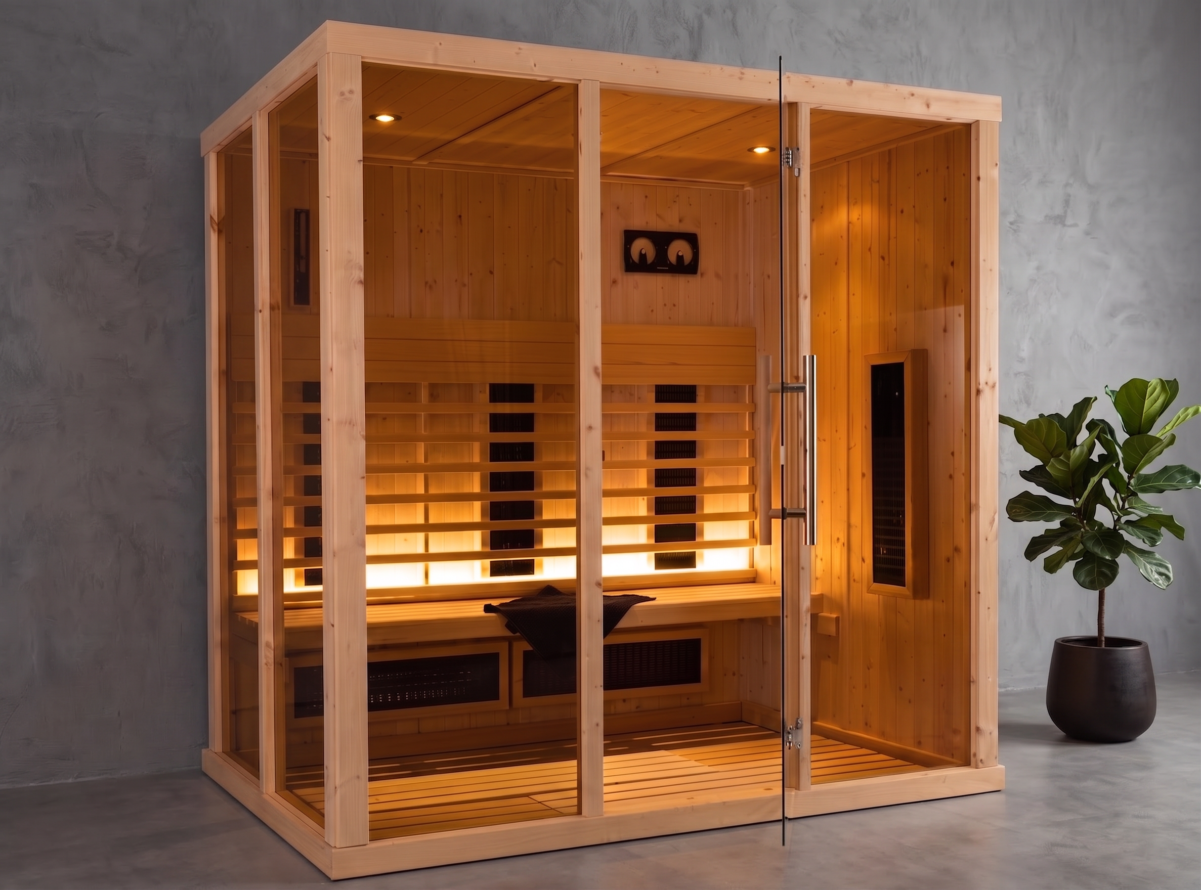 Three Person Infrared Sauna