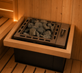 Sauna luxury heater and steam unit guard