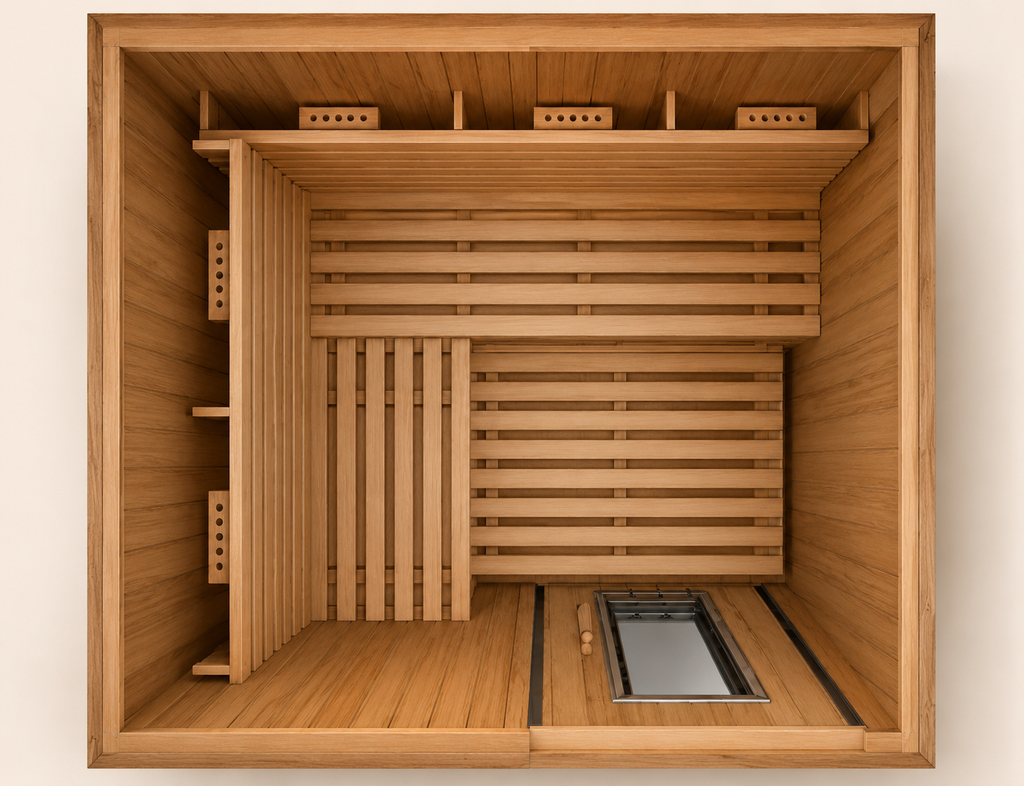 Outdoor infrared sauna - 2 people