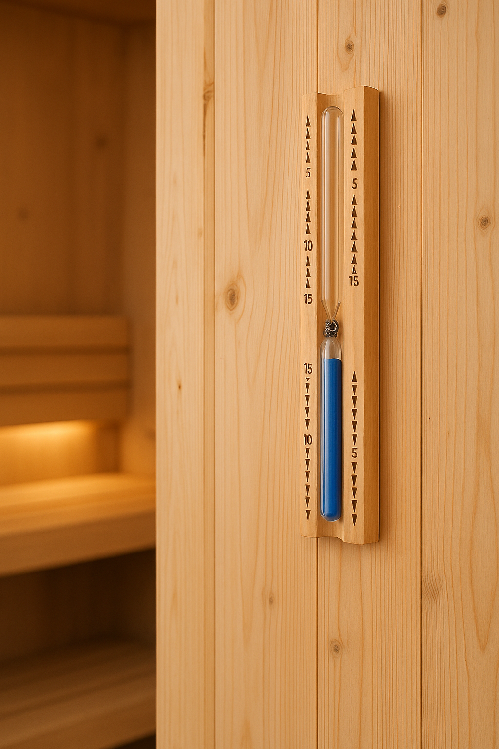 Sauna sand timer