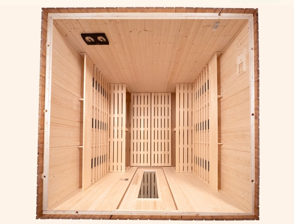 Outdoor infrared sauna - 6 people